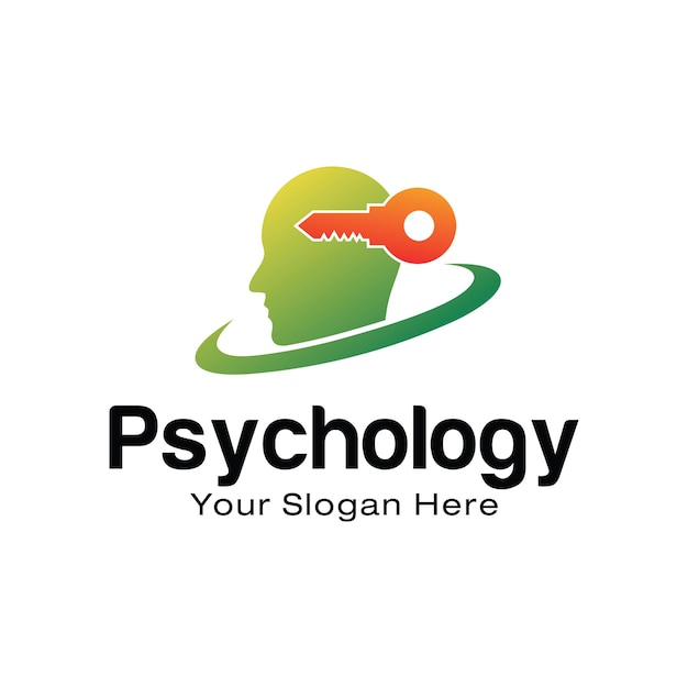 心理学のロゴデザインテンプレート