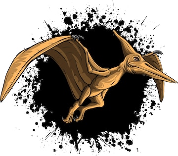 Pteranodon/pterodactyl Dinosaur SVG PNG JPG Clipart (Download Now