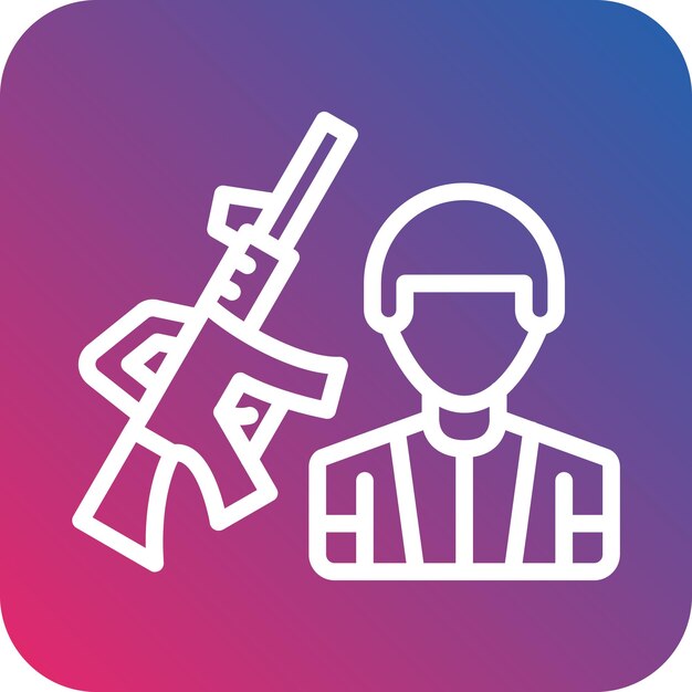 Vector pubg icon style