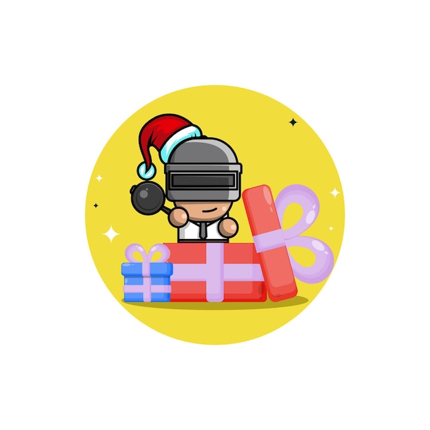 Pubg kerstcadeau schattig logo karakter