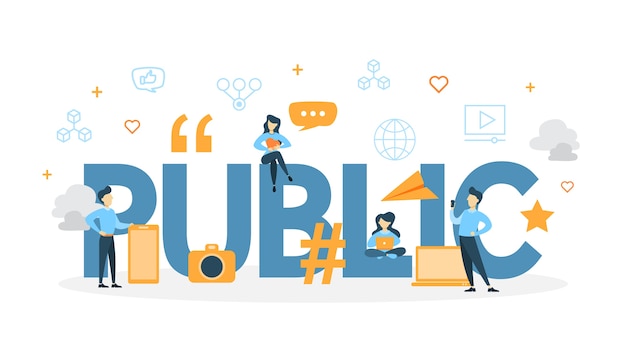 public concept illustration.