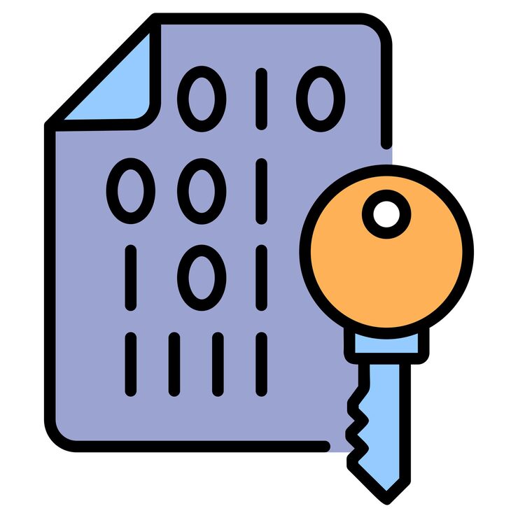 Vector public and private api key encryption concept secure hash algorithm vector cloud computing and web