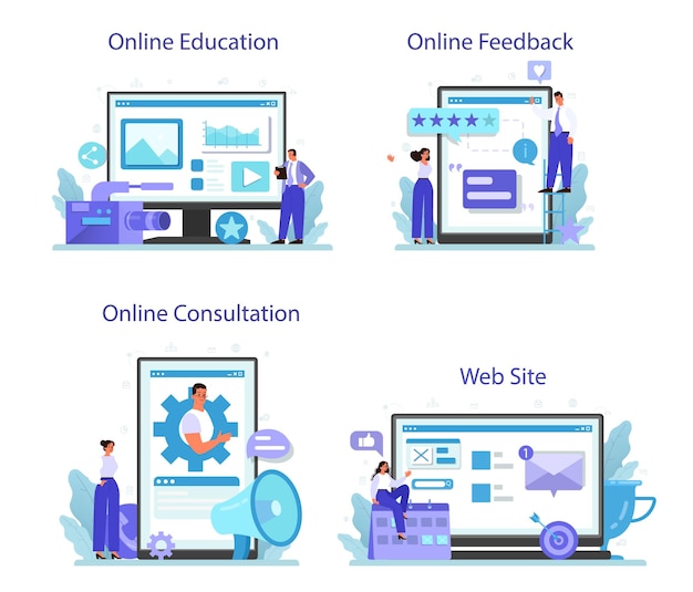 Вектор Интернет-сервис или платформа по связям с общественностью