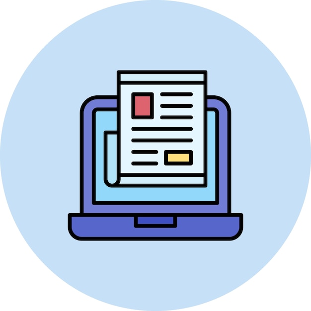 Publish Article icon vector image Can be used for News and Media