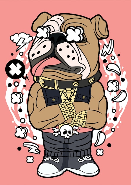 Pug Bastard Illustration