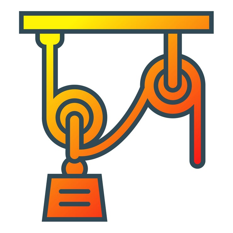 Vector pulley icon