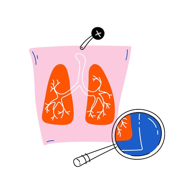 Vector pulmonary examination