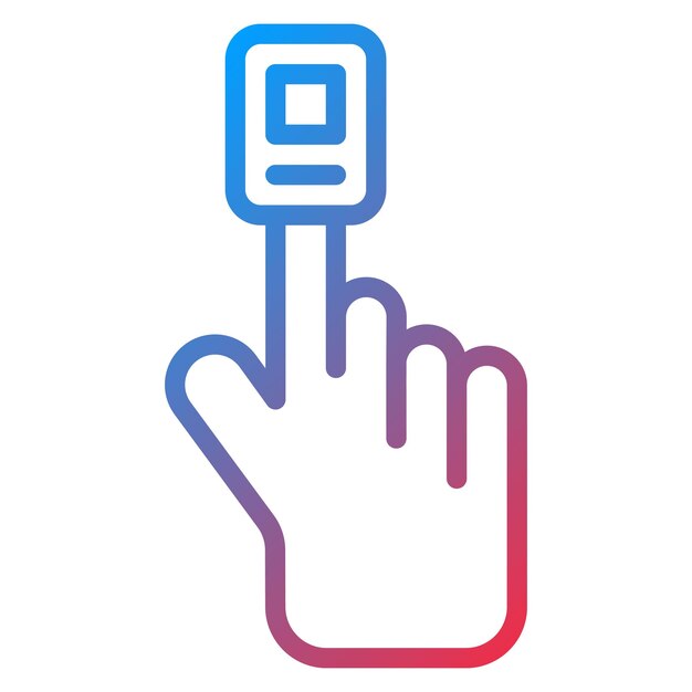 Vector pulse oximeter icon vector image can be used for cardiology