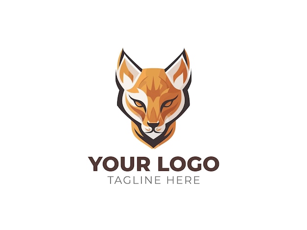 Premium Vector | Puma head logo vector