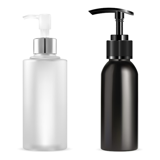 Pump bottle Soap dispenser cosmetic container mockup