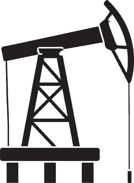 Pump Up Your Brand with Oil Well Vector Logo