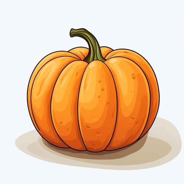 Pumpkin cartoon vector