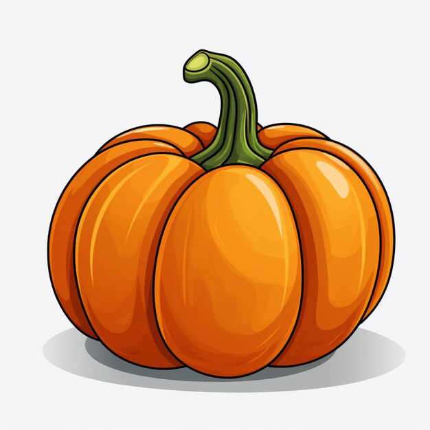 Pumpkin cartoon vector