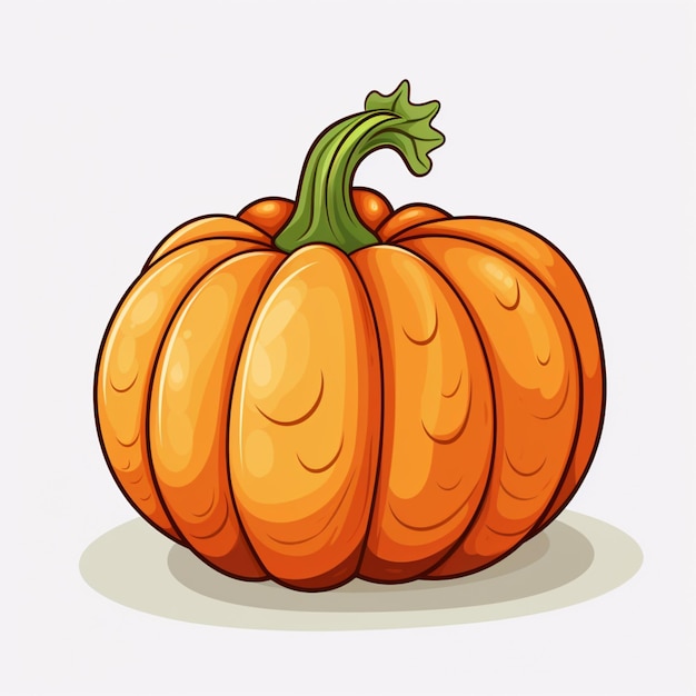 Pumpkin cartoon vector