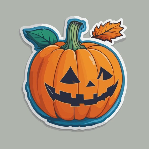 Pumpkin cartoon vector