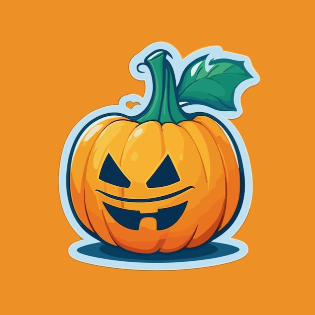 Vector pumpkin cartoon vector