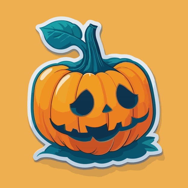 Vector pumpkin cartoon vector