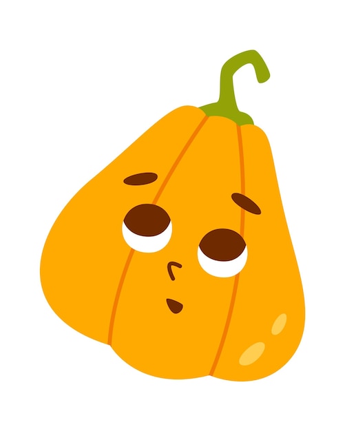 Pumpkin character wondered