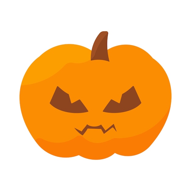 pumpkin colored emotions halloween autumn icon element vector