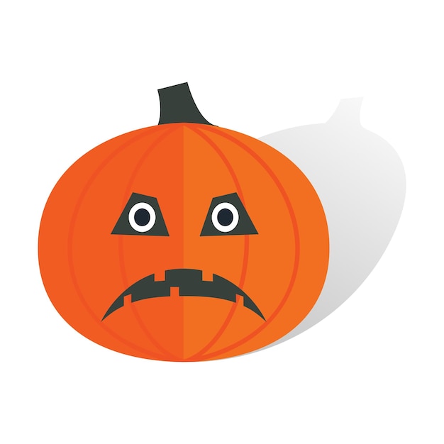 pumpkin halloween night party accessories vector