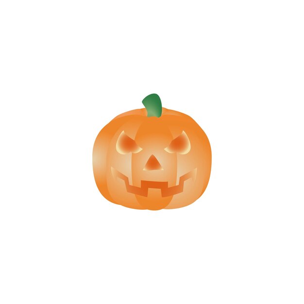 ハロウィン用のかぼちゃ。オレンジ。