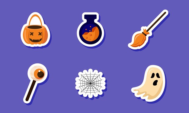 Pumpkin Hunt Sticker Set Design