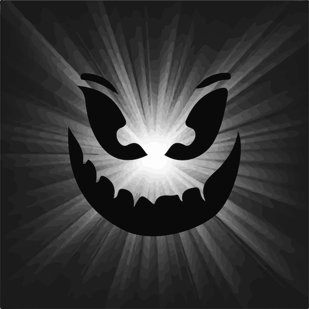 Pumpkin icon and Halloween shape symbol