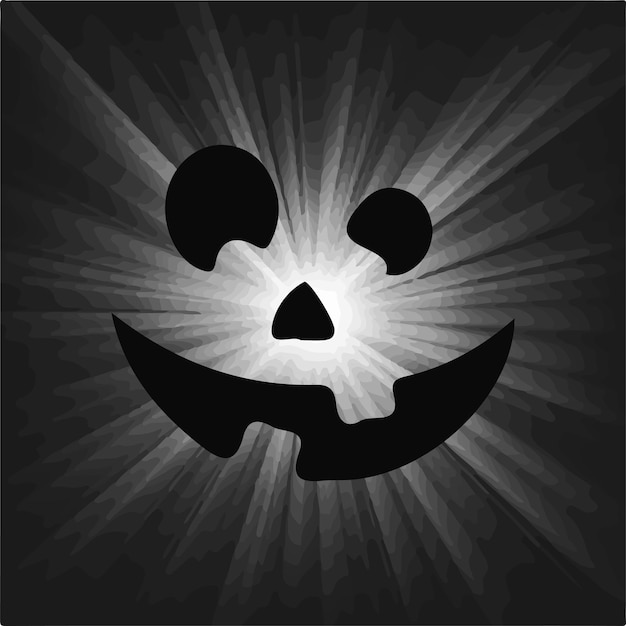 Pumpkin icon and Halloween shape symbol