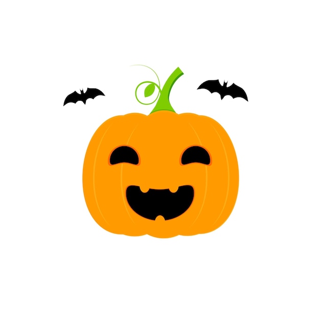 Pumpkin lantern icon Halloween symbol