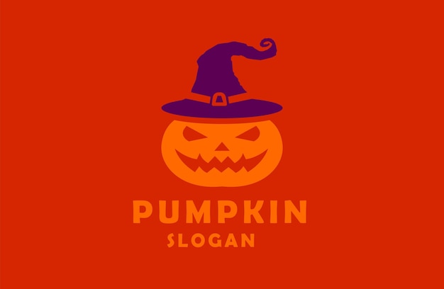 Pumpkin logo icon design template. luxury, premium vector