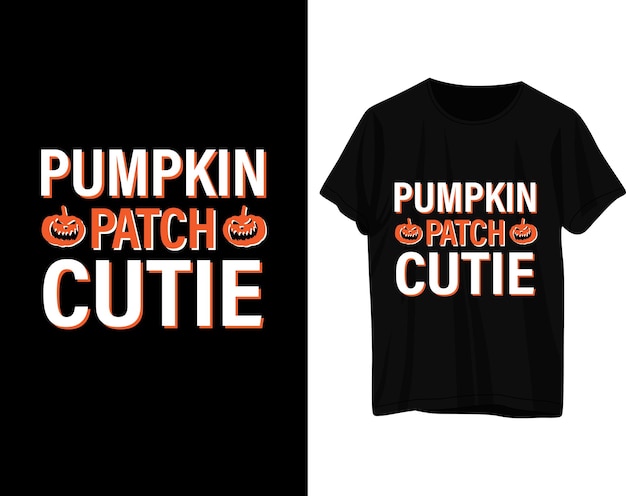 Vector pumpkin patch cutle tshirt design