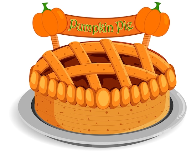 Pumpkin Pie with Lattice Crust