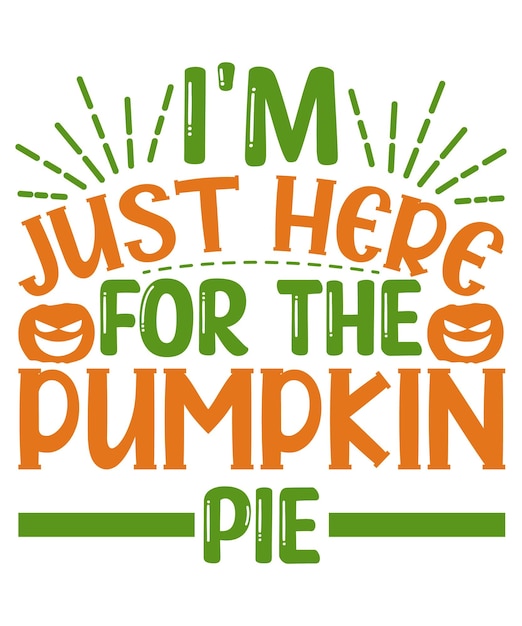 Pumpkin Quotes SVG Design Vector