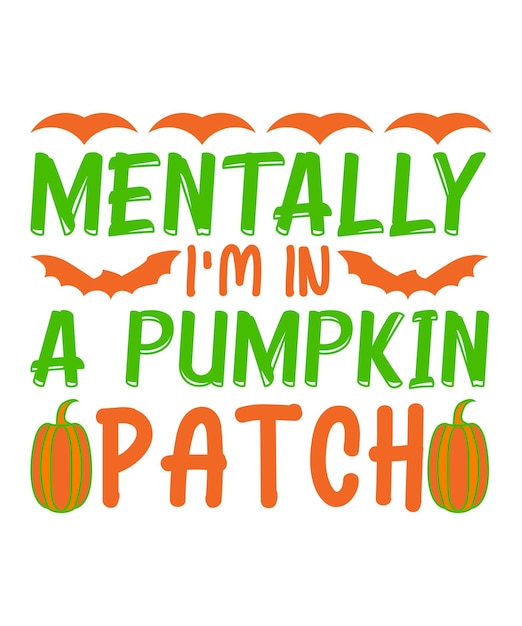 Pumpkin quotes svg design vector