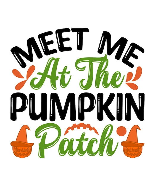 Pumpkin Quotes SVG Design Vector