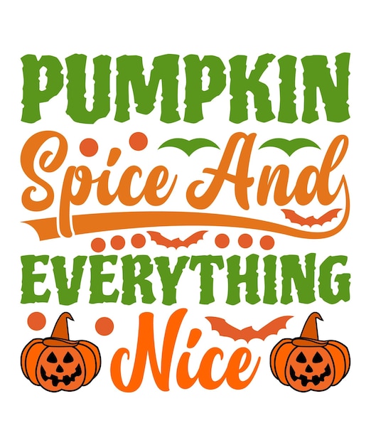 Vector pumpkin quotes svg design vector