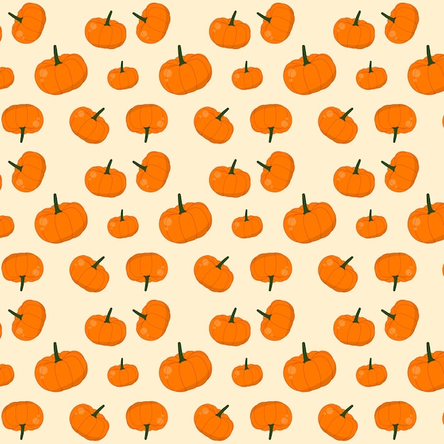 Pumpkin Seamless Pattern