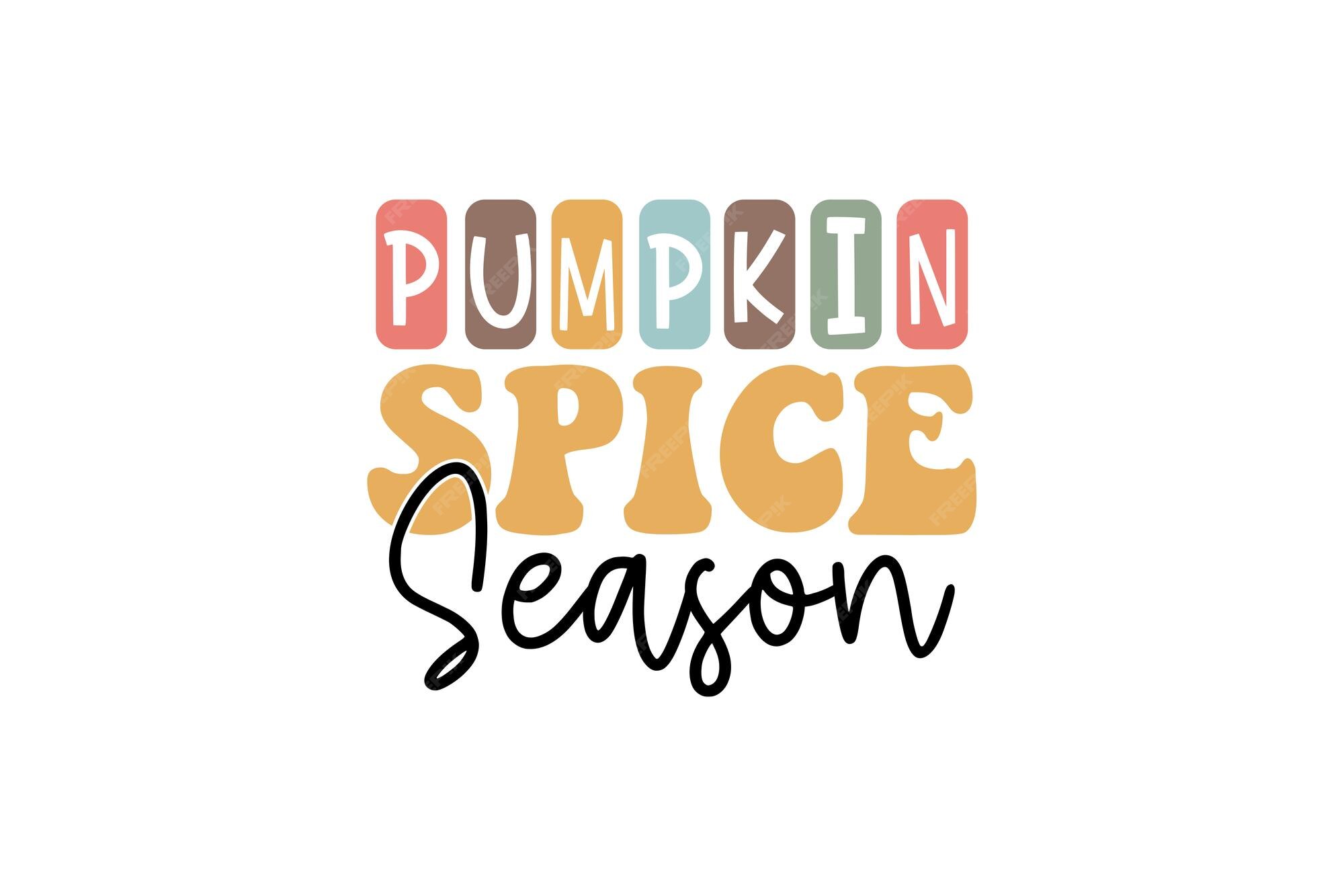 Premium Vector Pumpkin spice season vector file