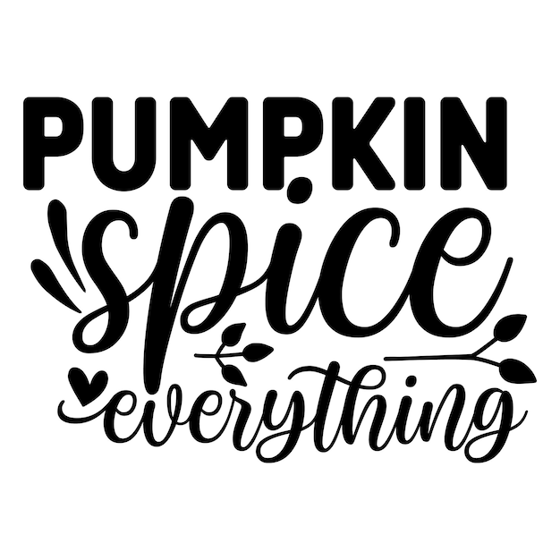 Premium Vector | Pumpkin spice svg