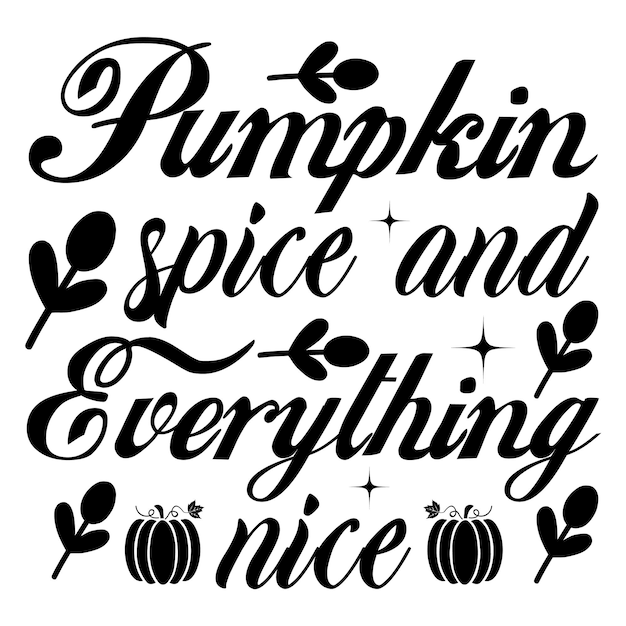 Vector pumpkin svg design