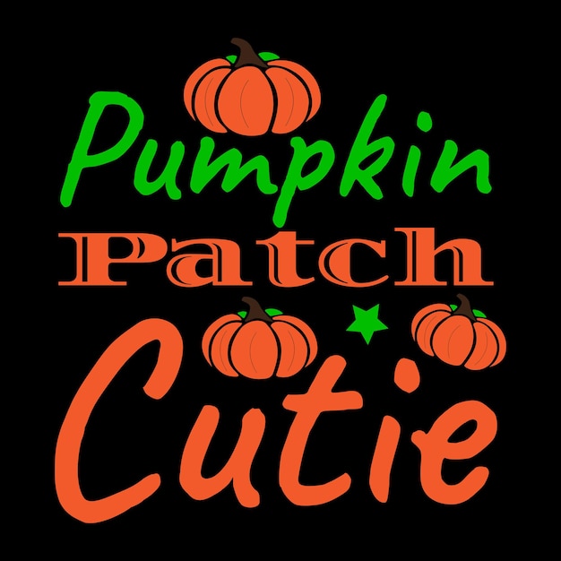 Pumpkin T Shirt design vactor