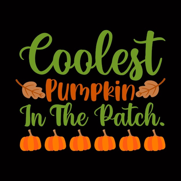 Vector pumpkin t-shirt design