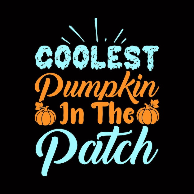 Vector pumpkin t-shirt design