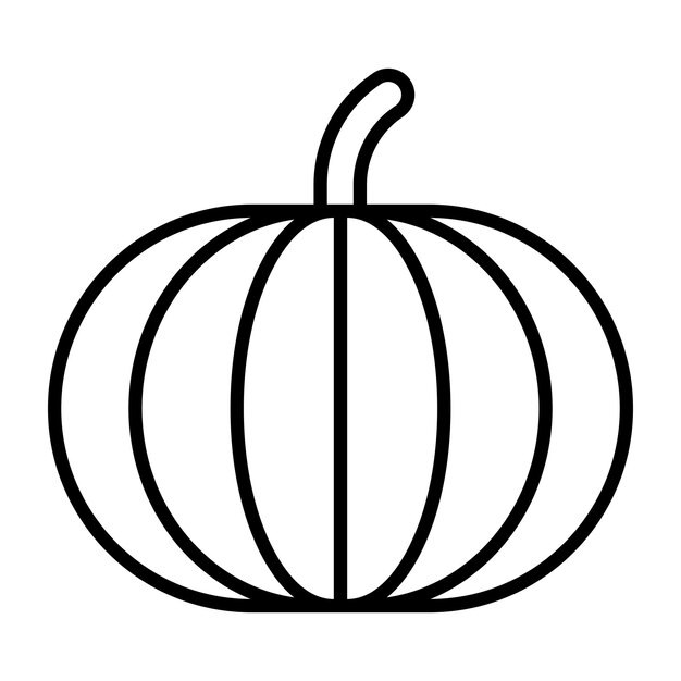 Pumpkin Vector Illustration Style