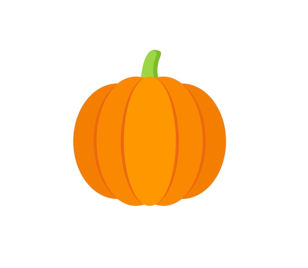 Pumpkin vector isolated icon. Emoji illustration. Pumpkin vector emoticon