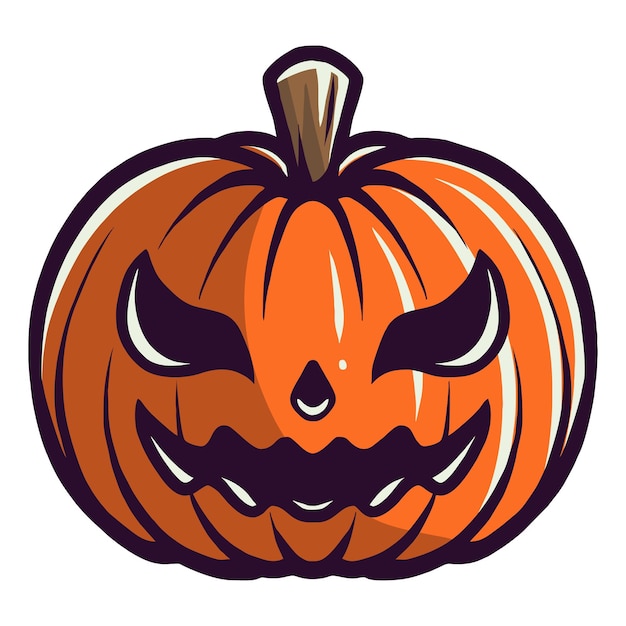 PUMPKIN VECTOR LOGO HALLOWEEN INSPIRATION