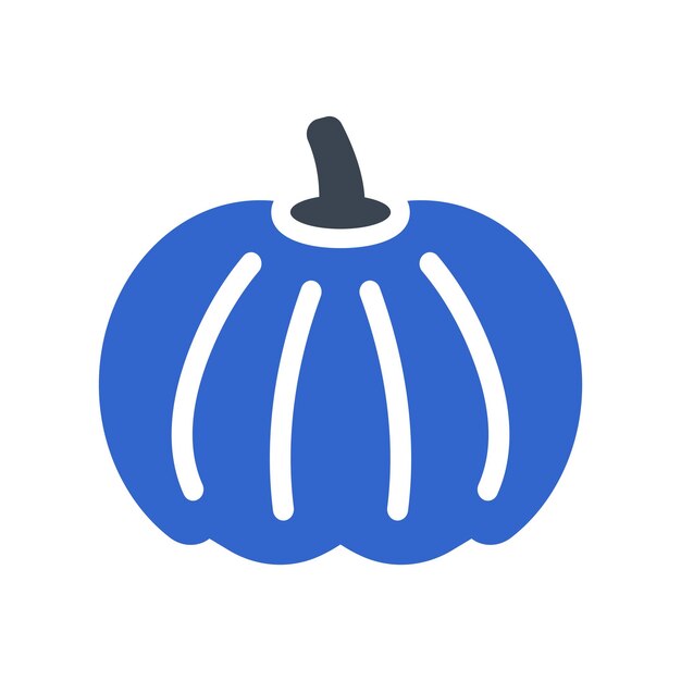 Vector pumpkin vegetable icon