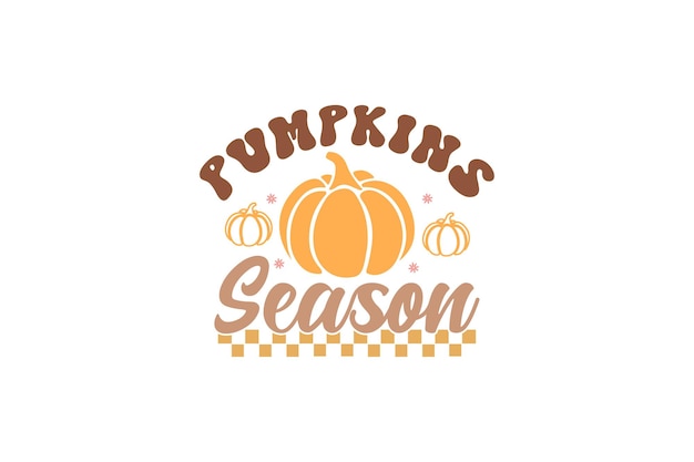 Pumpkins Season vector file