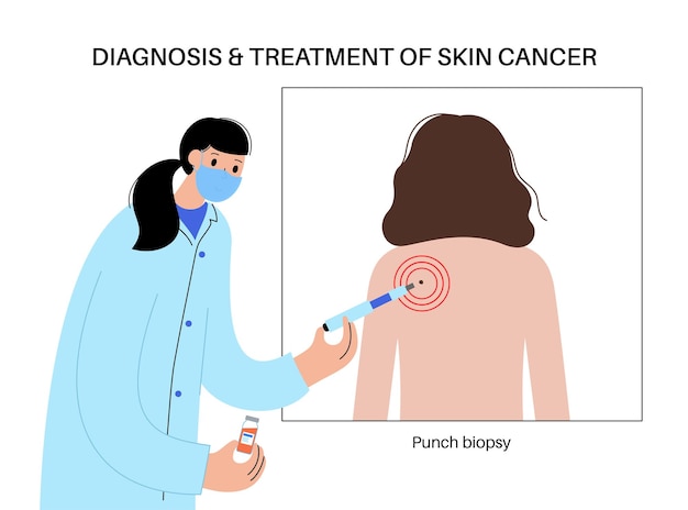 Punch biopsy procedure