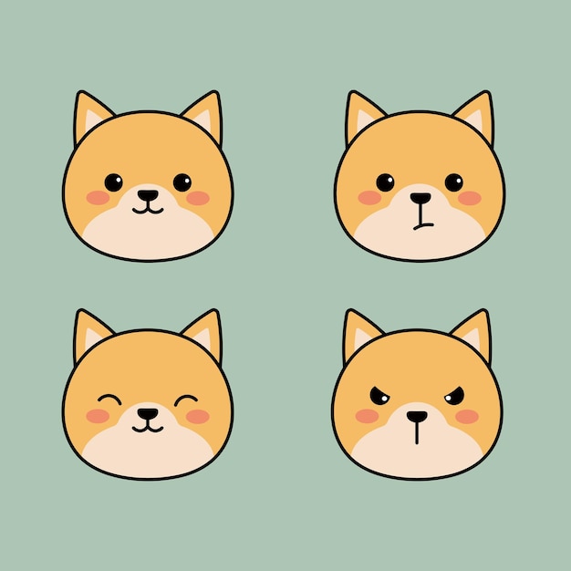 Vector puppy character